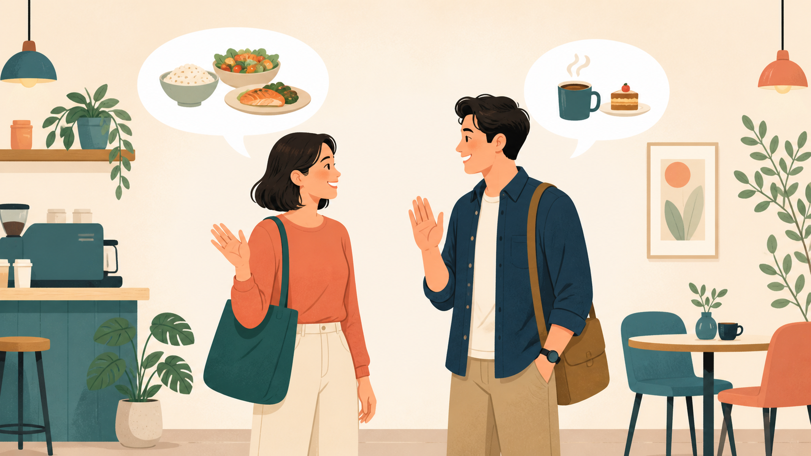 Ilustrasi ungkapan bahasa Inggris sehari-hari